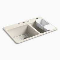 Double Bowl Kitchen Sink 33'' x 22'' x 9-5/8'' Double Bowl Kitchen Sink 33'' x 22'' x 9-5/8''