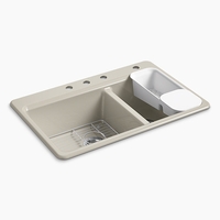 Double Bowl Kitchen Sink 33'' x 22'' x 9-5/8'' Double Bowl Kitchen Sink 33'' x 22'' x 9-5/8''