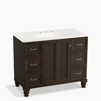 Vanity Base 42'' x 21-7/8' x 34-1/2'' Vanity Base 42'' x 21-7/8' x 34-1/2''