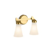 Bathroom Lighting (2 Bulbs) 4-3/4" Width