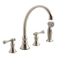Two Handle Kitchen Faucet 4 Hole Two Handle Kitchen Faucet 4 Hole