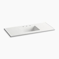 Bathroom Vanity Top 49'' x 22-3/8'' x 7-1/2'' Bathroom Vanity Top 49'' x 22-3/8'' x 7-1/2''