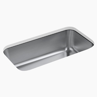 Single Bowl Sinks 31-1/4'' x 17-7/8'' x 9-5/16'' Single Bowl Sinks 31-1/4'' x 17-7/8'' x 9-5/16''
