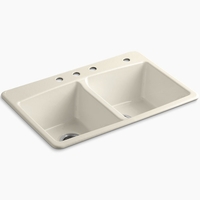 Double Bowl Kitchen Sink 33'' x 22'' x 9-5/8'' Double Bowl Kitchen Sink 33'' x 22'' x 9-5/8''