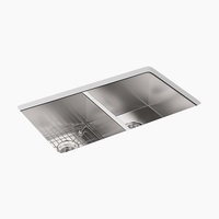 Double Bowl Kitchen Sink 33'' x 22'' x 9-5/16'' Double Bowl Kitchen Sink 33'' x 22'' x 9-5/16''