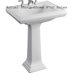 Pedestal Bathroom Sink 27 x 22 x 35 Pedestal Bathroom Sink 27 x 22 x 35