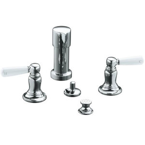 K10586-4P-CP Bancroft Vertical Spray Bidet Faucet - Polished Chrome K10586-4P-CP Bancroft Vertical Spray Bidet Faucet - Polished Chrome