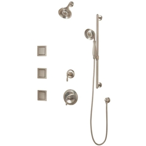K10855-4-BN Devonshire Two Wall Power Custom Shower System - Vibrant Brushed Nickel K10855-4-BN Devonshire Two Wall Power Custom Shower System - Vibrant Brushed Nickel