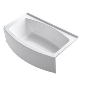 K1118-RAW-0 Expanse 60'' x 30'' Soaking Tub - White K1118-RAW-0 Expanse 60'' x 30'' Soaking Tub - White