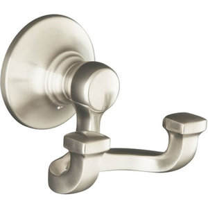 K11414-BN Bancroft Robe Hook Bathroom Accessory - Vibrant Brushed Nickel K11414-BN Bancroft Robe Hook Bathroom Accessory - Vibrant Brushed Nickel
