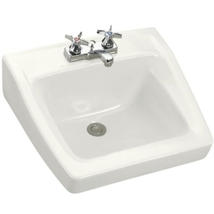K1728-0 Chesapeake Wall Hung Bathroom Sink - White K1728-0 Chesapeake Wall Hung Bathroom Sink - White