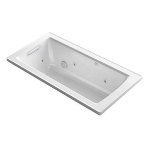 K1947-0 Archer 60'' x 30'' Whirlpool Bath - White K1947-0 Archer 60'' x 30'' Whirlpool Bath - White