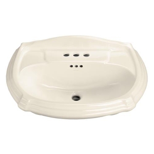 K2222-1-47 Portrait Pedestal Basin Part - Almond K2222-1-47 Portrait Pedestal Basin Part - Almond