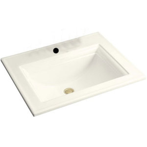 K2337-1-96 Memoirs Stately Self Rimming Bathroom Sink - Biscuit K2337-1-96 Memoirs Stately Self Rimming Bathroom Sink - Biscuit