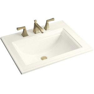 K2337-8-96 Memoirs Stately Self Rimming Bathroom Sink - Biscuit K2337-8-96 Memoirs Stately Self Rimming Bathroom Sink - Biscuit