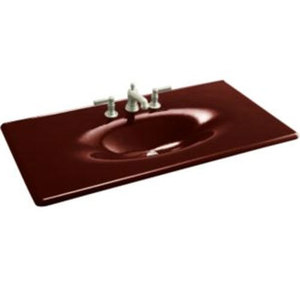 K3052-1-RR Iron/Impressions Vanity Top Bathroom Vanity - Ember K3052-1-RR Iron/Impressions Vanity Top Bathroom Vanity - Ember