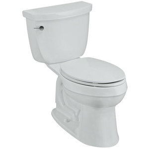 K3589-0 Cimarron Two Piece Toilet - White K3589-0 Cimarron Two Piece Toilet - White