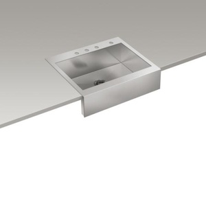 K3935-4-NA Vault Apron Front / Specialty Sink Kitchen Sink - Stainless Steel K3935-4-NA Vault Apron Front / Specialty Sink Kitchen Sink - Stainless Steel