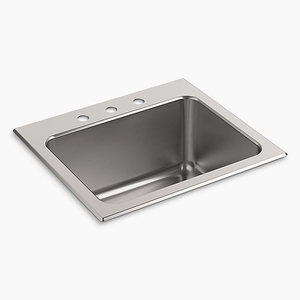 K5798-3-NA Ballad Laundry Sink Laundry / Utility - Stainless Steel K5798-3-NA Ballad Laundry Sink Laundry / Utility - Stainless Steel