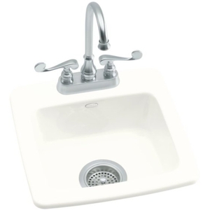 K6015-3-0 Gimlet Self-Rimming Bar Sink - White K6015-3-0 Gimlet Self-Rimming Bar Sink - White