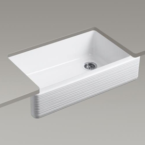K6351-0 Whitehaven Apron Front / Specialty Sink Kitchen Sink - White K6351-0 Whitehaven Apron Front / Specialty Sink Kitchen Sink - White