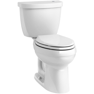 K6418-0 Cimarron Two Piece Toilet - White K6418-0 Cimarron Two Piece Toilet - White