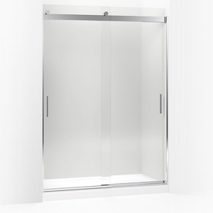 K706019 L Shp Levity Shower Door Sliding Shower Door Bright