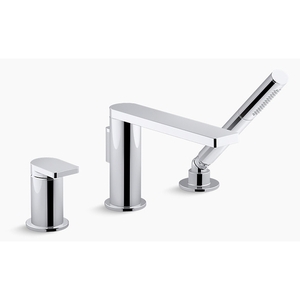 K73078-4-CP Composed Deck Mount With Handshower Tub Faucet - Polished Chrome K73078-4-CP Composed Deck Mount With Handshower Tub Faucet - Polished Chrome