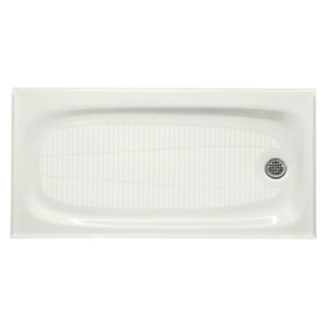 K9054-0 Salient Single Threshold 48'' and Larger Shower Base - White K9054-0 Salient Single Threshold 48'' and Larger Shower Base - White