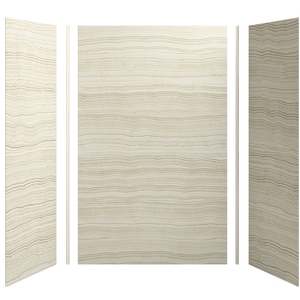 K97615-W08 Choreograph Shower Wall Kit Tub/Shower Wall Kit - Veincut Biscuit K97615-W08 Choreograph Shower Wall Kit Tub/Shower Wall Kit - Veincut Biscuit