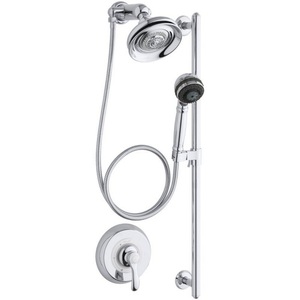 K10826-4-CP Fairfax Shower System Shower Faucet - Polished Chrome K10826-4-CP Fairfax Shower System Shower Faucet - Polished Chrome
