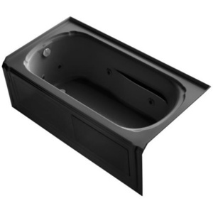 K1109-LA-7 Portrait 60'' x 32'' Whirlpool Bath - Black K1109-LA-7 Portrait 60'' x 32'' Whirlpool Bath - Black