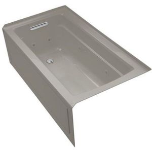 K1122-LA-K4 Archer 60'' x 32'' Whirlpool Bath - Cashmere K1122-LA-K4 Archer 60'' x 32'' Whirlpool Bath - Cashmere