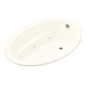 K1162-S1H-0 Sunward ExoCrylic 60'' x 42'' Whirlpool Bath - White K1162-S1H-0 Sunward ExoCrylic 60'' x 42'' Whirlpool Bath - White