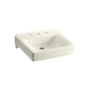 K2053-N-96 Soho Wall Hung Bathroom Sink - Biscuit K2053-N-96 Soho Wall Hung Bathroom Sink - Biscuit