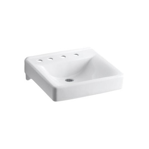 K2053-NL-0 Soho Wall Hung Bathroom Sink - White K2053-NL-0 Soho Wall Hung Bathroom Sink - White
