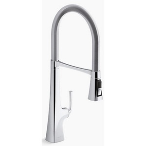 K22060-CP Graze Pull-Out Spray Kitchen Faucet - Polished Chrome K22060-CP Graze Pull-Out Spray Kitchen Faucet - Polished Chrome