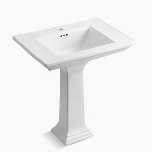 K2268-1-0 Memoirs Stately Pedestal Bathroom Sink - White K2268-1-0 Memoirs Stately Pedestal Bathroom Sink - White