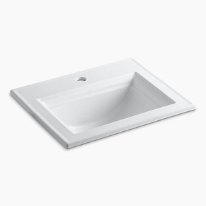 K2337-1-0 Memoirs Stately Self Rimming Bathroom Sink - White K2337-1-0 Memoirs Stately Self Rimming Bathroom Sink - White