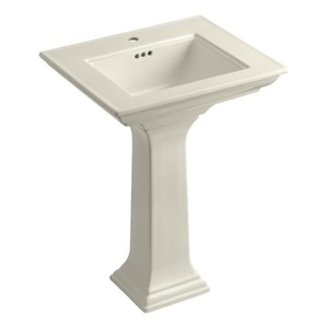 K2344-1-47 Memoirs Stately Pedestal Bathroom Sink - Almond K2344-1-47 Memoirs Stately Pedestal Bathroom Sink - Almond