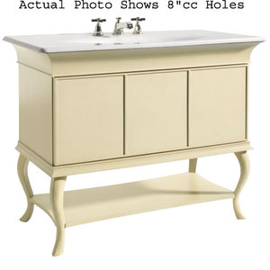 K2457F11/K30524-0 Provinity 31" to 44" Bathroom Vanity - Vellum / White K2457F11/K30524-0 Provinity 31" to 44" Bathroom Vanity - Vellum / White