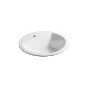 K2714-1-0 Bryant Self Rimming Bathroom Sink - White K2714-1-0 Bryant Self Rimming Bathroom Sink - White