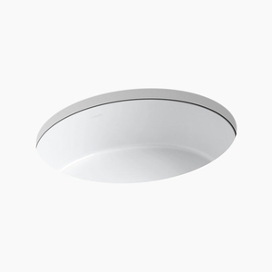 K2881-0 Verticyl Undermount Style Bathroom Sink - White K2881-0 Verticyl Undermount Style Bathroom Sink - White