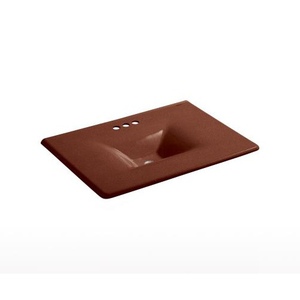 K3049-4-RR Iron/Impressions Vanity Top Bathroom Vanity - Ember K3049-4-RR Iron/Impressions Vanity Top Bathroom Vanity - Ember