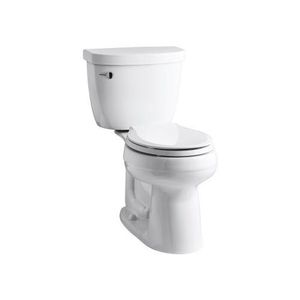 K3851-0 Cimarron Two Piece Toilet - White K3851-0 Cimarron Two Piece Toilet - White