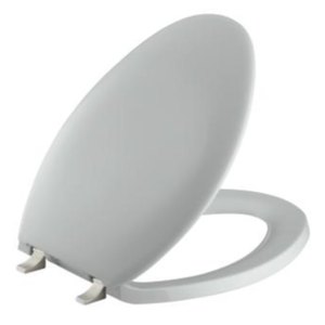 K4685-BN-95 Bancroft Toilet Seat Bathroom Accessory - Ice Grey K4685-BN-95 Bancroft Toilet Seat Bathroom Accessory - Ice Grey