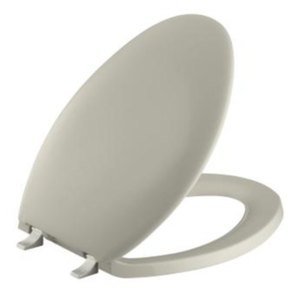 K4685-BN-G9 Bancroft Toilet Seat Bathroom Accessory - Sandbar K4685-BN-G9 Bancroft Toilet Seat Bathroom Accessory - Sandbar