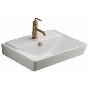 K5027-8-HW1 Reve Wall Hung Bathroom Sink - Honed White K5027-8-HW1 Reve Wall Hung Bathroom Sink - Honed White