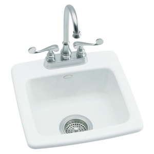 K6015-1-0 Gimlet Self-Rimming Bar Sink - White K6015-1-0 Gimlet Self-Rimming Bar Sink - White