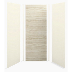 K97611-896 Choreograph Shower Wall Kit Tub/Shower Wall Kit - Veincut Biscuit with Biscuit Accents K97611-896 Choreograph Shower Wall Kit Tub/Shower Wall Kit - Veincut Biscuit with Biscuit Accents